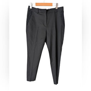 The Kooples Black Trousers With Lace Detail On The Pockets Sz36